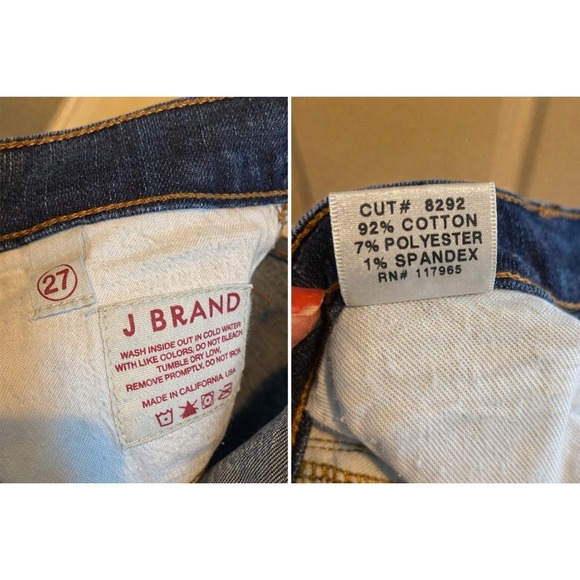 J Brand Women's Bootcut Flare Jeans Size 27 Stretch Denim Mid Rise Long Inseam - Picture 4 of 12